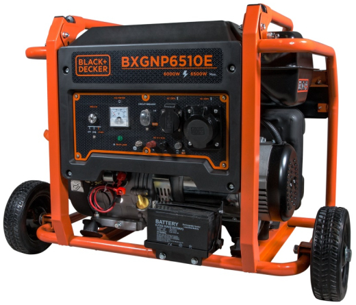 Бензиновий генератор Black+Decker BXGNP6510E - 1