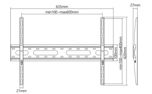 Кронштейн для ТВ Brateck KL31-46F - 5