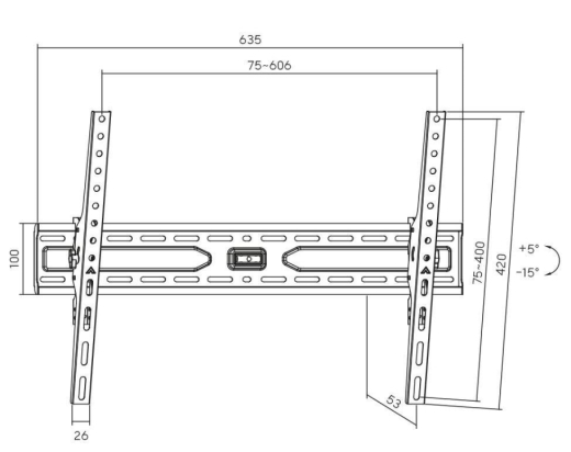 Кріплення для телевізора Brateck KL36-46T - 6