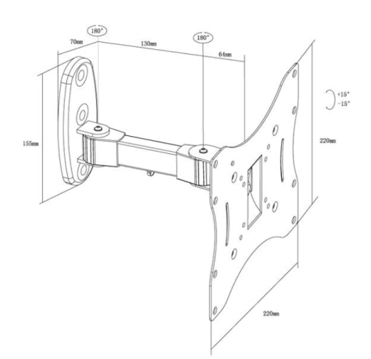 Настенный крепеж X-Digital SA225 - 2