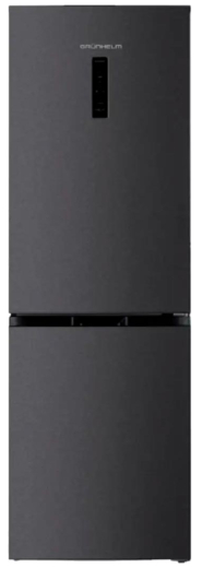 Холодильник з морозильною камерою Grunhelm BRH-N200D60-G - 1