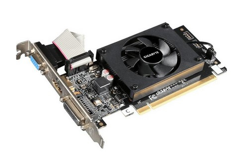Видеокарта Gigabyte GeForce GT 710 2GB DDR5 64bit (GV-N710D3-2GL) - 1