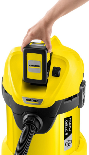 Профессиональный пылесос Karcher WD 3 Battery Set (1.629-911.0) - 4