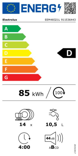 Посудомийна машина Electrolux EEM48321L - 8