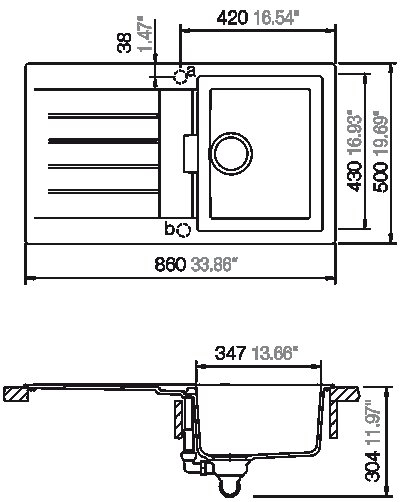Кухонная мойка SCHOCK Signus D-100 Polaris - 3