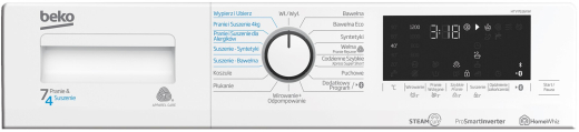 Стирально-сушильная машина Beko HTV7616XW - 5