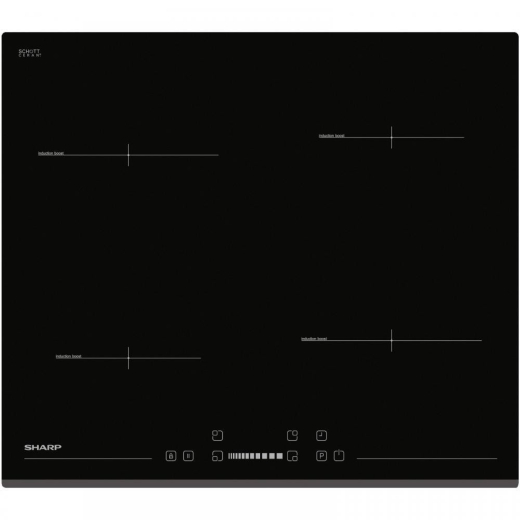 Варильна поверхня електрична Sharp KH6I19BS00EU - 1