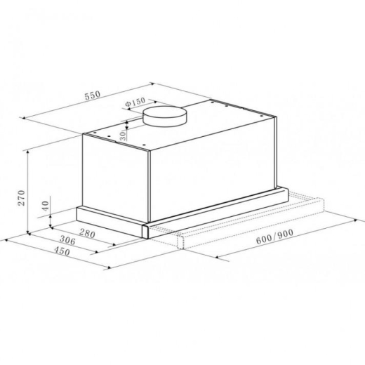 Витяжка телескопічна Kaiser EA 644 W Eco - 2