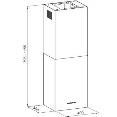 Витяжка KERNAU KCH 0240 W ISLAND - 2