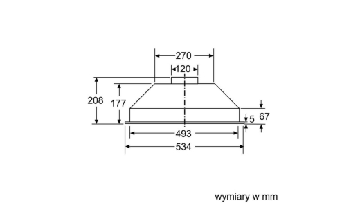 Вытяжка встраиваемая BOSCH DLN53AA70 - 2