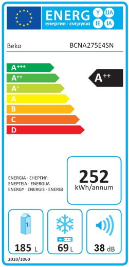 Вбудований холодильник Beko BCNA275E4SN - 6