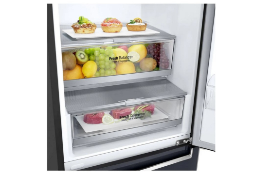 Холодильник із морозильною камерою LG GBB72MCDMN - 11
