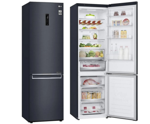 Холодильник із морозильною камерою LG GBB72MCDMN - 1