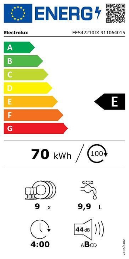 Вбудована посудомийна машина Electrolux EES42210IX - 7