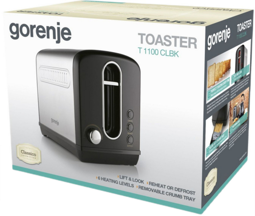 Тостер Gorenje T1100CLBK - 3