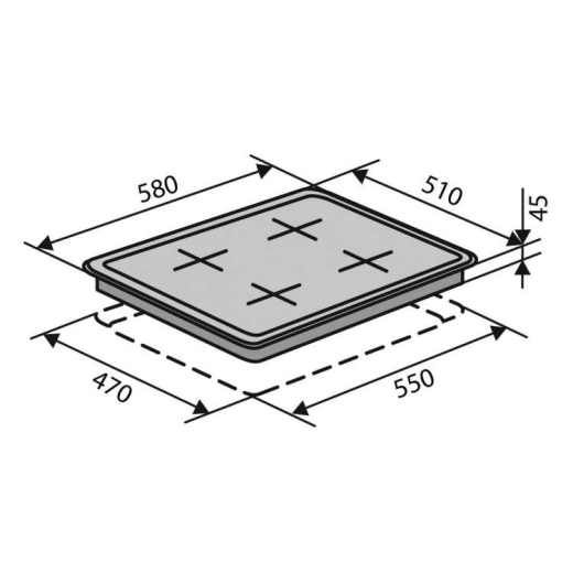 Варильна поверхня VENTOLUX HG631 B2 S (X) - 7