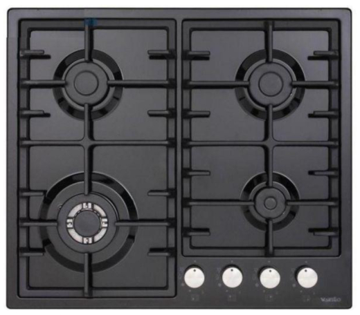 Газова варильна поверхня VENTOLUX HSF640-D3 CEST (BK) - 1