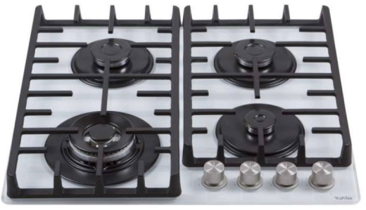 Газовая варочная поверхность VENTOLUX HSF640-H2G CEST (WH) - 2