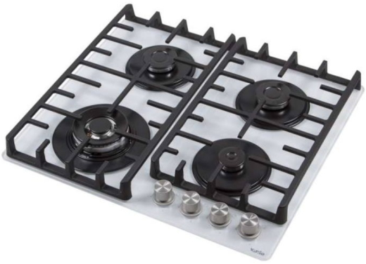 Газовая варочная поверхность VENTOLUX HSF640-H2G CEST (WH) - 3