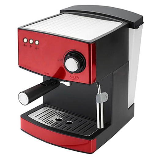 Рожкова кавоварка еспресо Adler AD 4404 Red - 3