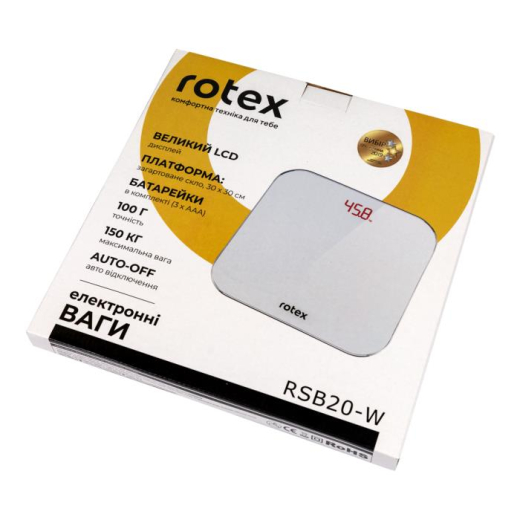 Весы напольные ROTEX RSB20-W - 3