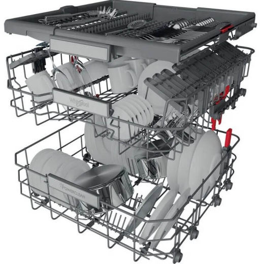 Вбудована посудомийна машина Whirlpool WIP 4O33PLE S - 8