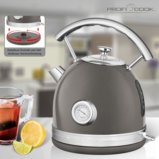 Електрочайник металевий INOX PC-WKS 1192 - 3