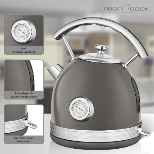 Електрочайник металевий INOX PC-WKS 1192 - 4