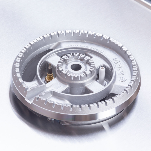 Поверхность газовая на металле WEILOR GM W 624 SS - 4
