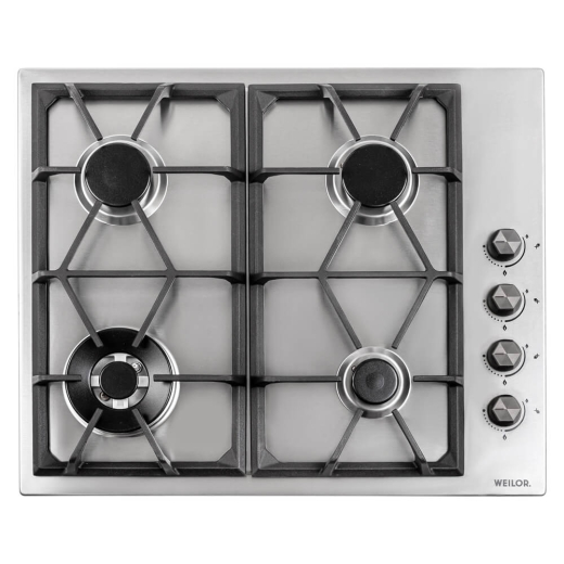 Поверхность газовая на металле WEILOR GM W 634 SS - 1