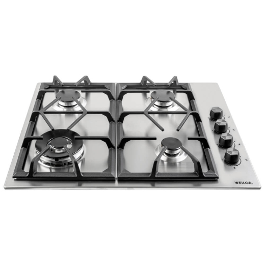 Поверхность газовая на металле WEILOR GM W 634 SS - 7