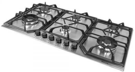 Газовая варочная поверхность WEILOR GM W 904 SS - 4
