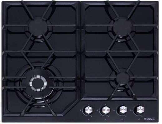 Газовая варочная поверхность WEILOR GG W 604 BL - 1