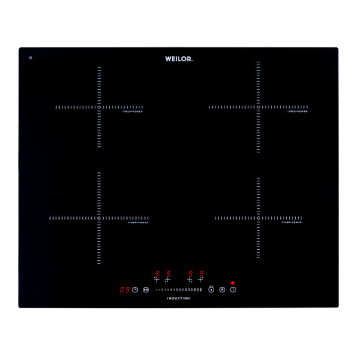 Варильна поверхня Weilor WIS 640 BLACK - 2