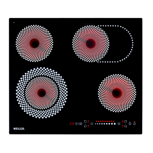 Варильна поверхня Weilor WHC 661 BLACK - 2