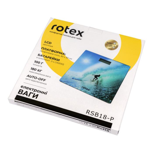 Ваги електронні підлогові Rotex RSB18-P - 3