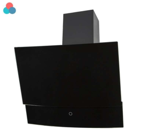 Витяжка похила Ventolux WAVE 60 BK (900) TRC - 1
