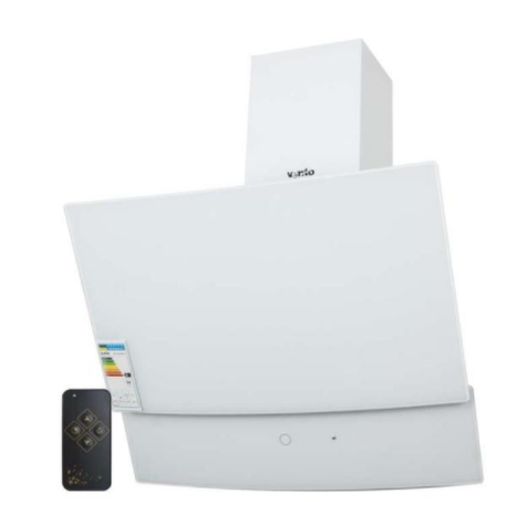 Витяжка похила Ventolux WAVE 60 WH (900) TRC - 1