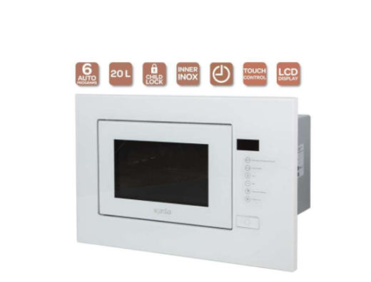 Встраиваемая микроволновая печь Ventolux MWBI 20 G WH TC - 2