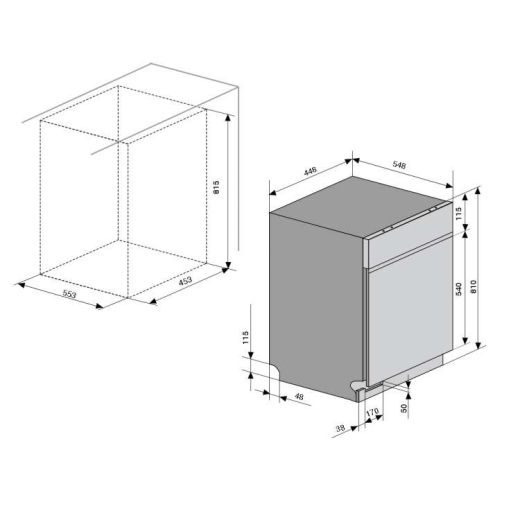 Посудомоечная машина VENTOLUX DW 4509 4M NA - 4