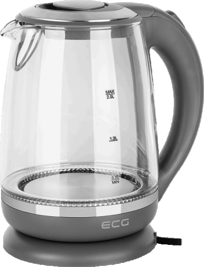 Електрочайник ECG RK 2020 Grey Glass - 1