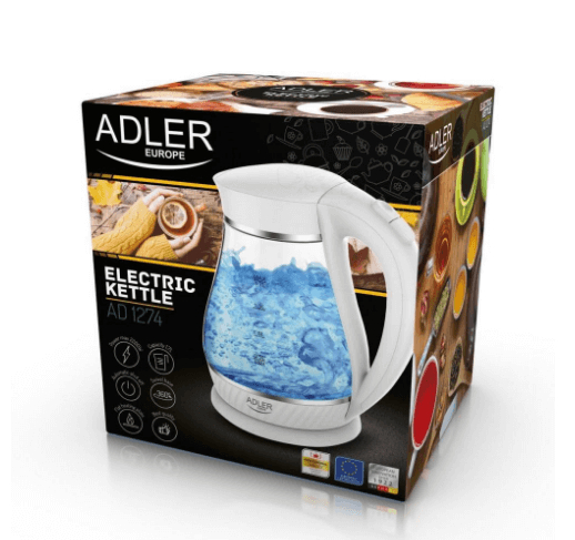 Чайник Adler AD 1274 white - 3