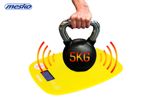 Весы кухонные Mesko MS 3159 yellow - 5