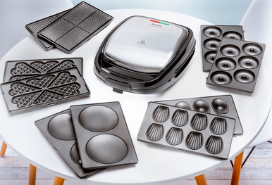 Бутербродниця-Вафельниця Tefal SW341D12 - 4
