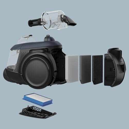 Пылесос безмешковый Electrolux EL61C3DB - 11