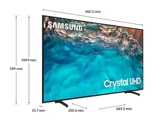 Телевизор Samsung UE43BU8002KXXH - 4