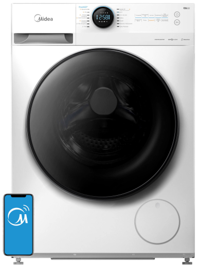 Стирально-сушильная машина MIDEA MF200D80WB / W-PL - 2