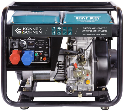 Генератор дизельный Konner&Sohnen KS 9100HDE-1/3 ATSR - 1