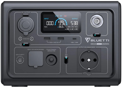 Зарядная станция BLUETTI EB3A 268Wh 600W - 1