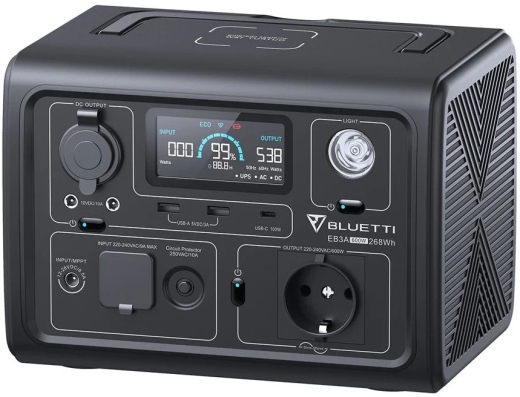 Зарядная станция BLUETTI EB3A 268Wh 600W - 6